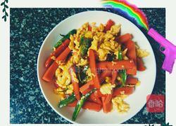 火腿炒鸡蛋的做法图解7