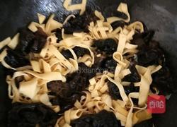 清炒木耳干豆腐的做法图解7