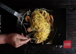 鲜虾芦笋白汁意面的做法图解14