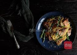 鲜虾芦笋白汁意面的做法图解20