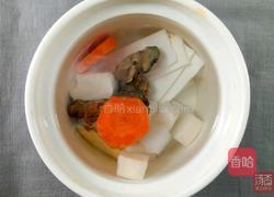 补钙食谱 三白牡蛎汤促进骨骼生长防止骨质疏松的做法图解6