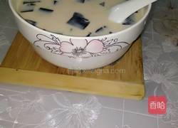 芒果三色豆烧仙草奶茶的做法图解7