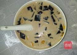 芒果三色豆烧仙草奶茶的做法图解8