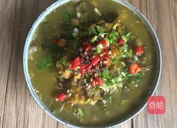 鱼籽酸菜汤的做法图解12