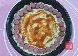 火腿虾仁披萨的做法图解13