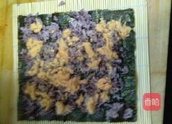 黑米肉松寿司的做法图解2
