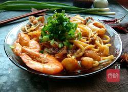 海鲜焖面的做法图解5