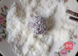 黑芝麻紫薯糯米糍的做法图解8