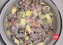 菠萝蛋炒杂粮饭的做法图解7