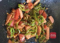 尖椒炒豆腐皮的做法图解4