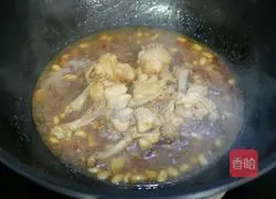 Soybean Braised Chicken Hammer Recipe Illustration 9