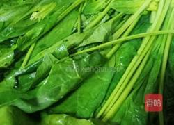 菠菜花生米的做法图解2