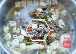 酸菜肥肠鸭血煲的做法图解3