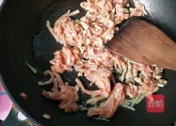 茭白炒肉丝的做法图解8