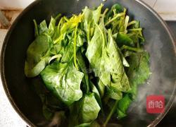 菠菜拌粉丝的做法图解3