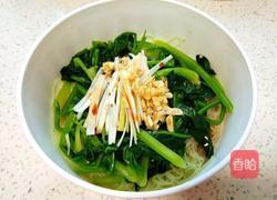 菠菜拌粉丝的做法图解5