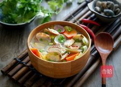 上汤花蛤娃娃菜的做法图解10