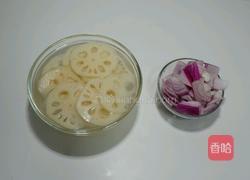 双鲜藕片的做法图解1