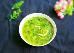 菜油肉丝菠菜汤