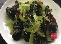 木耳莴苣凉拌菜的做法图解6