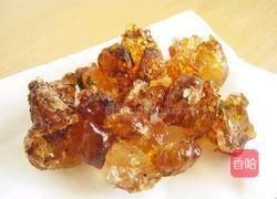 牛奶木瓜炖桃胶的做法图解1