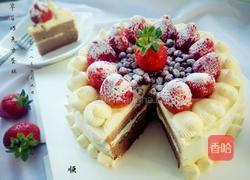 巧克力草莓蛋糕的做法图解12