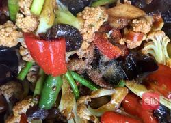 干锅有机花菜的做法图解15