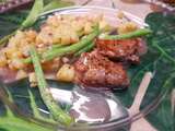 芥末风味牛里脊肉排