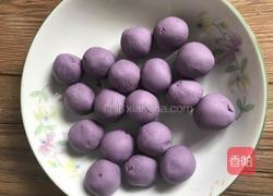 西米紫薯丸子的做法图解5