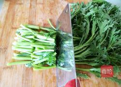 蒜蓉茼蒿的做法图解3