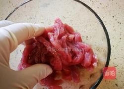 蒜苔炒肉丝的做法图解2