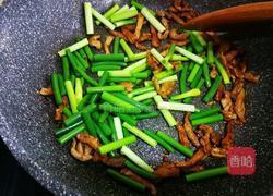 蒜苔炒肉丝的做法图解7