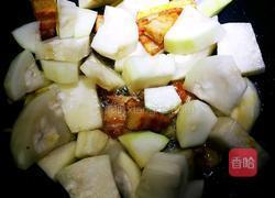 葫芦瓜烧肉的做法图解3