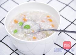 杂蔬藜麦鳕鱼粥的做法图解9