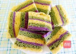 彩色发糕的做法图解12