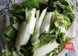 快菜炒海米的做法图解2