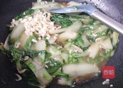 快菜炒海米的做法图解6