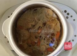 桂圆枸杞花旗参炖猪肉的做法图解4