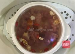 桂圆枸杞花旗参炖猪肉的做法图解3