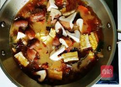 香菇玉米烧排骨的做法图解6