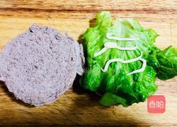 黑馒头大汉堡的做法图解4