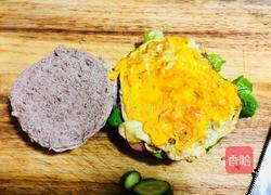 黑馒头大汉堡的做法图解9