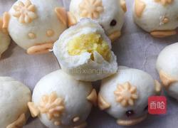 小猪奶黄包的做法图解26