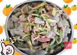 家常炒肉拉皮的做法图解5