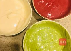 三色戚风蛋糕的做法图解12