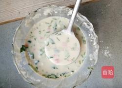 鸡蛋菠菜火腿饼的做法图解5