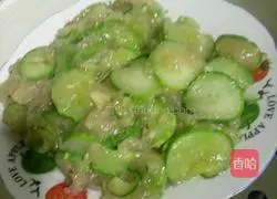 Illustration of how to make starch cucumber 7