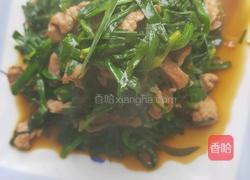 韭菜炒肉的做法图解13