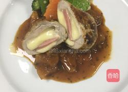 芝士火腿猪排堡的做法图解4