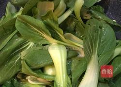 油菜炒鸡蛋的做法图解5